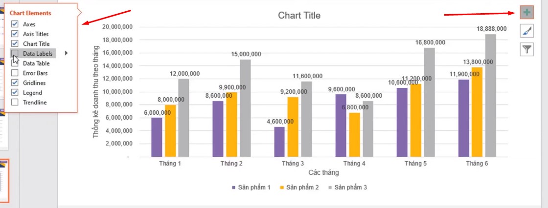 Biểu đồ, PowerPoint: Để thuyết trình của bạn trở nên thú vị và dễ hiểu hơn, hãy sử dụng công cụ biểu đồ trong PowerPoint. Với các lựa chọn đa dạng và phong phú, bạn có thể tạo ra các biểu đồ tuyệt vời chỉ trong vài phút. Nhấn vào hình ảnh để khám phá thêm về các tính năng và cách sử dụng biểu đồ trong PowerPoint!