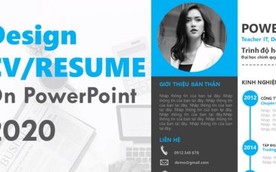 Cách làm cv bằng powerpoint đẹp mắt và dễ làm