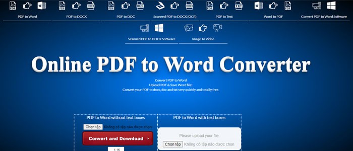 Công cụ giúp chuyển PDF sang Word miễn phí, không bị lỗi font