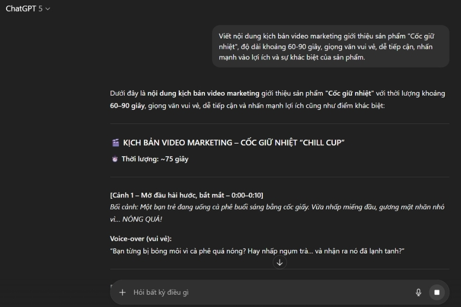 Cách Tạo Video Marketing Bằng ChatGPT Trong 10 Phút – Đơn Giản Không Ngờ! 5