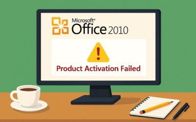 Cách thực hiện Product activation failed Office 2010