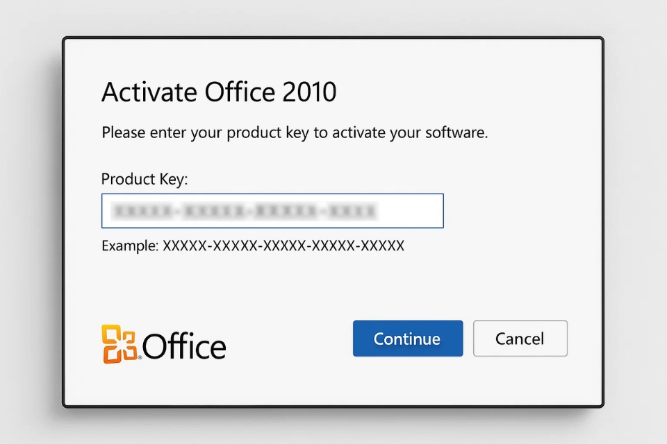 Cách thực hiện Product activation failed Office 2010 6 Cách thực hiện Product activation failed Office 2010 6