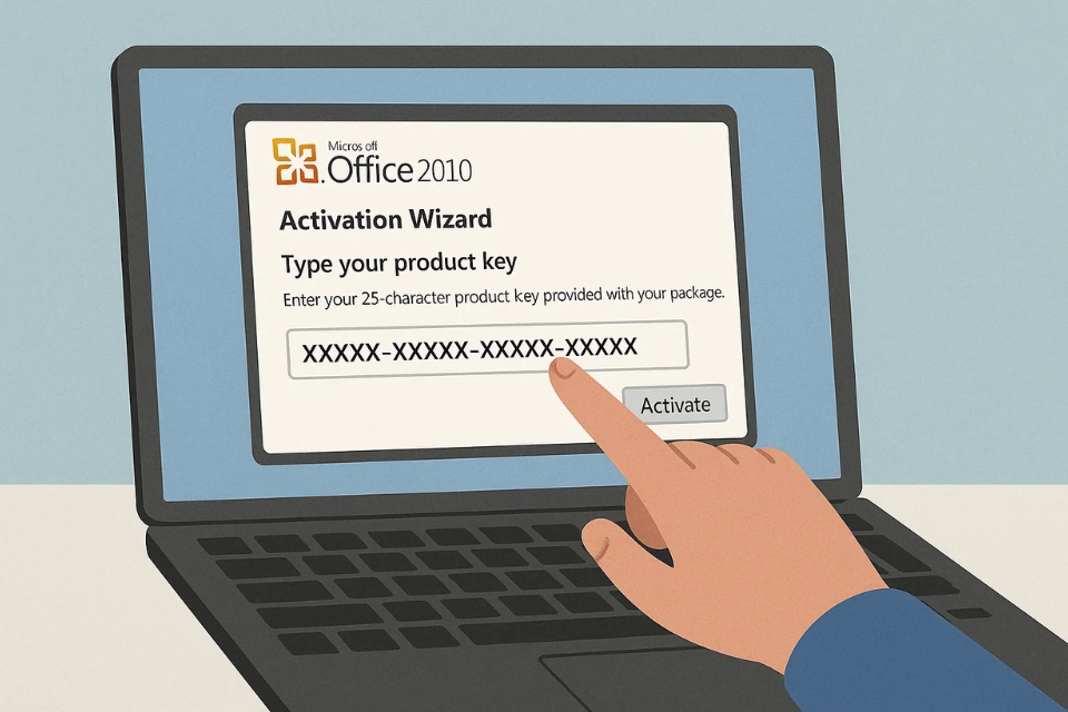 Cách xử lý khi không thể kích hoạt bản quyền Office 2010 4