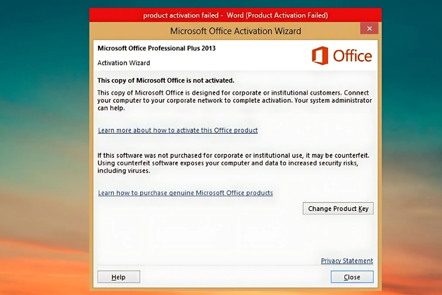 Hướng dẫn chi tiết Fix lỗi Product Activation Failed trong Office 2010 1 Hướng dẫn chi tiết Fix lỗi Product Activation Failed trong Office 2010 1
