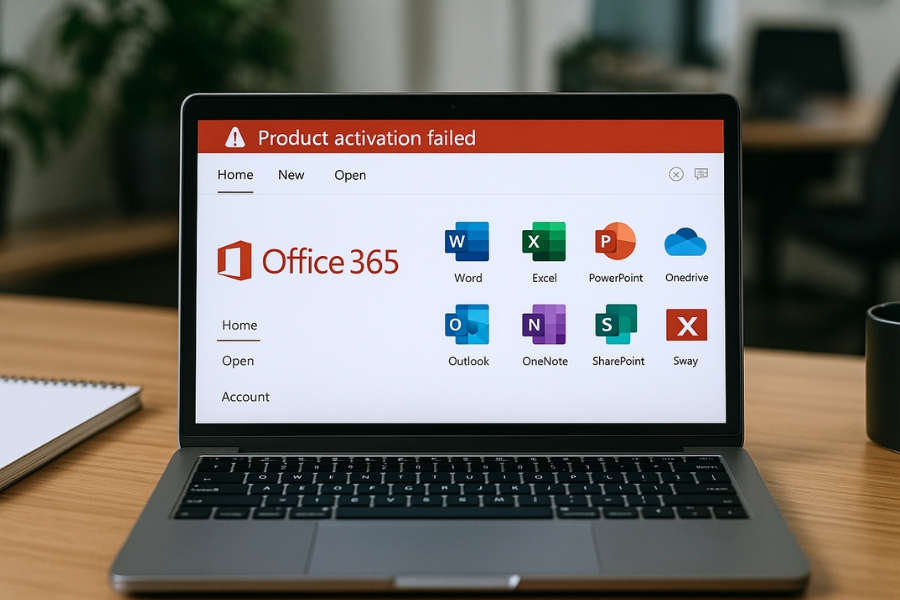 Hướng dẫn xử lý lỗi Product activation failed trên Office 365
