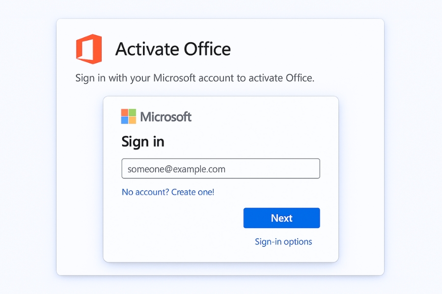 Lỗi Không Thể Kích Hoạt Bản Quyền Office 2016