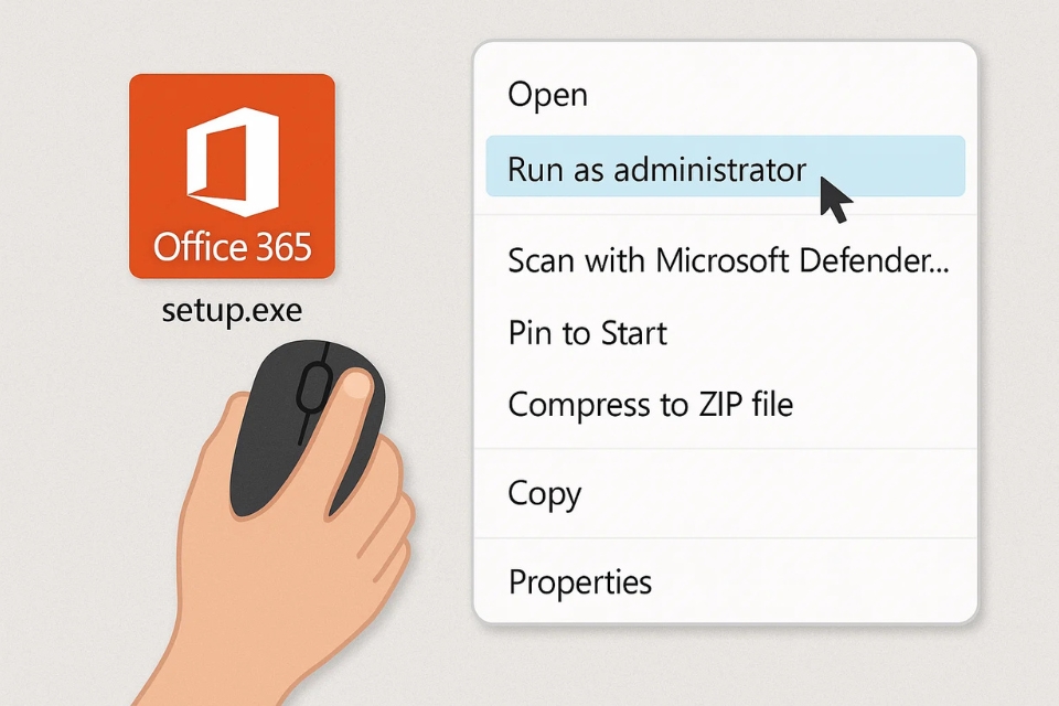 Lỗi cài đặt 0x4004F00C Office 365 8