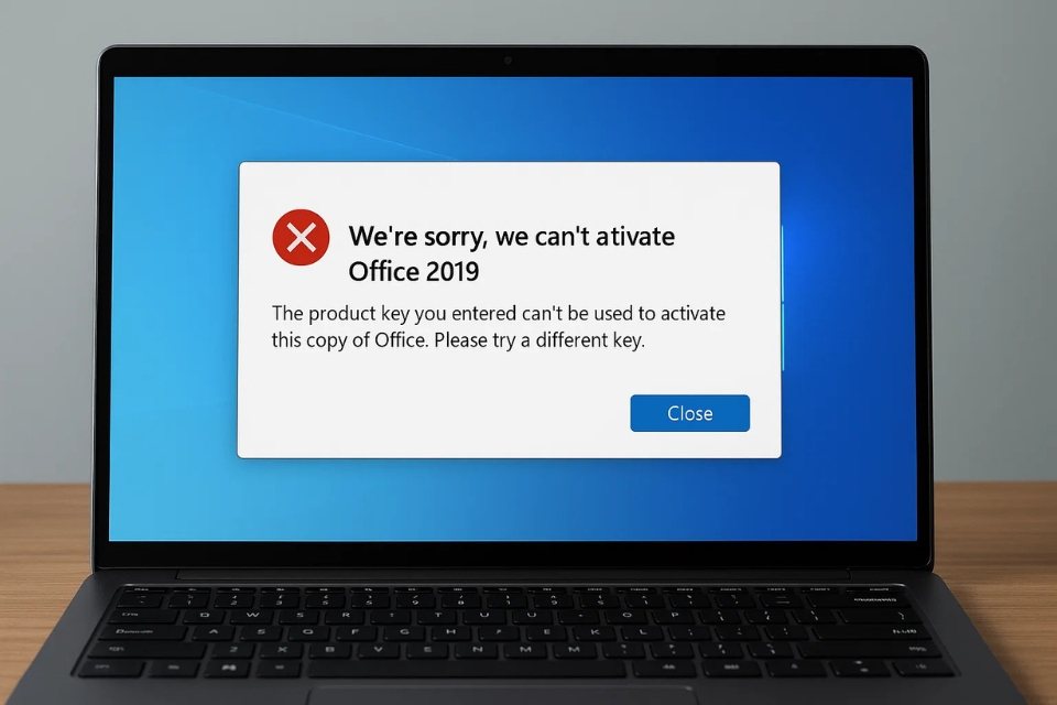 Hướng dẫn sửa lỗi Office 2019 không kích hoạt được 8