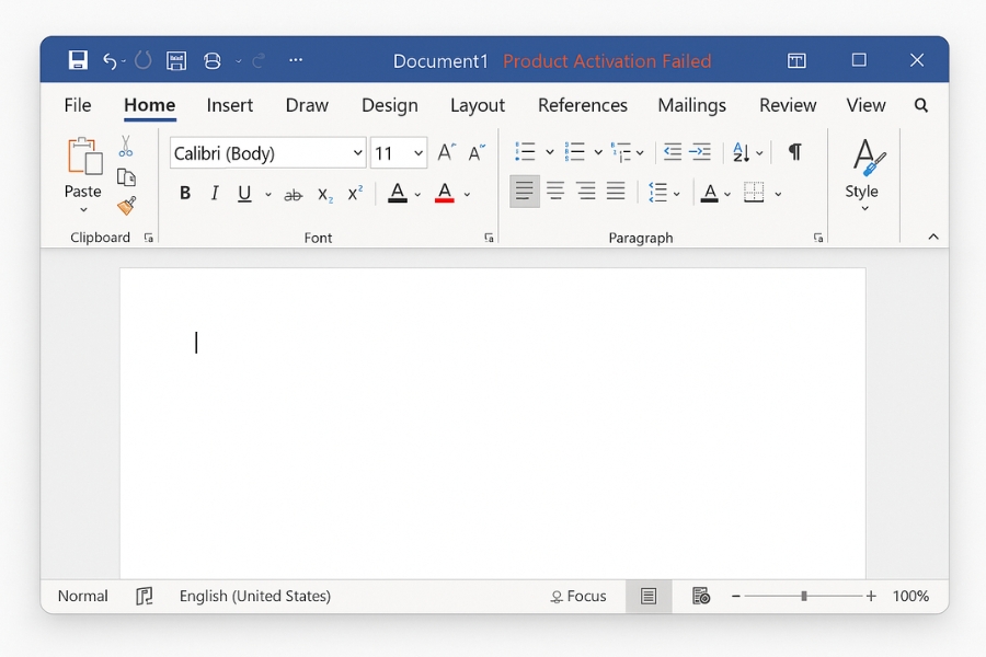 Sửa Lỗi Product Activation Failed Office 2019  Khó Chịu Thật Nhưng Không Phải Hết Cách