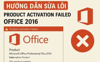Sửa lỗi “Product Activation Failed” trên Office 2016: Hướng dẫn chi tiết, dễ hiểu