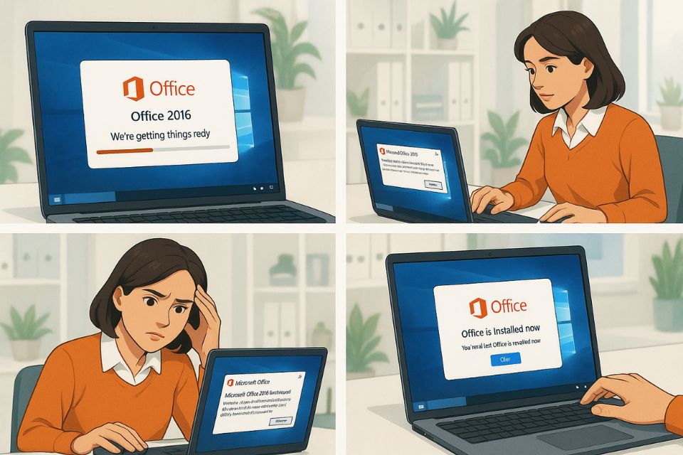 Sửa lỗi không cài được Office 2016: Hướng dẫn chi tiết và dễ hiểu