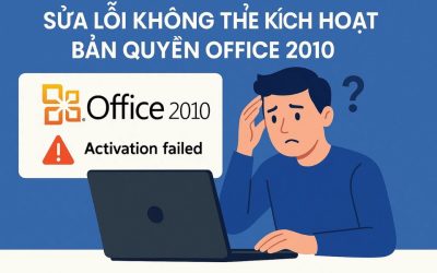Sửa lỗi không thể kích hoạt bản quyền Office 2010