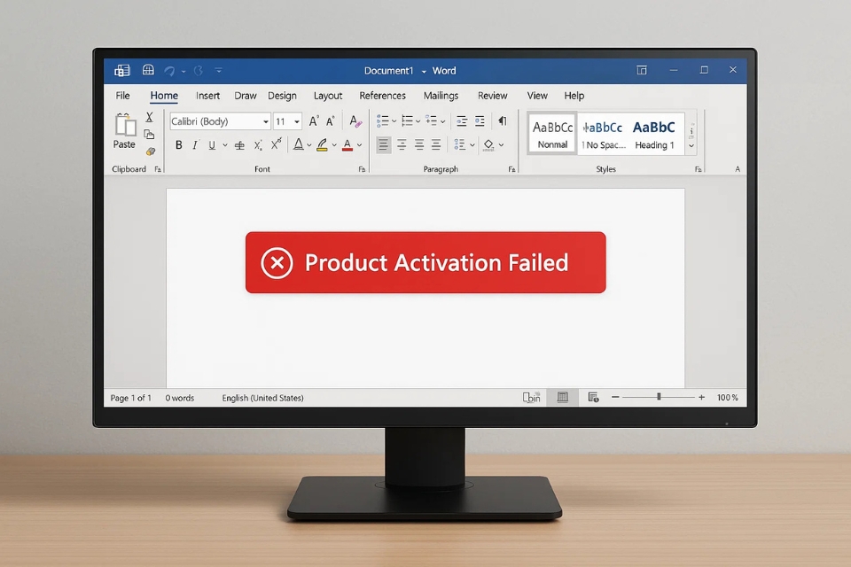 Sửa lỗi không thể kích hoạt bản quyền Office 2021 8