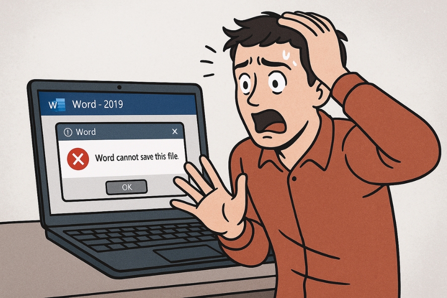 Cách Khắc Phục Lỗi Office Không Lưu Được File Trong Office 2019