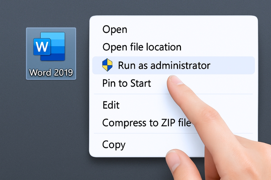 Cách Khắc Phục Lỗi Office Không Lưu Được File Trong Office 2019