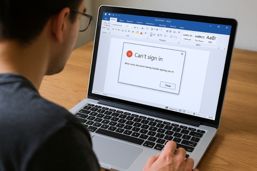 Cách Thực Hiện Khi Không Đăng Nhập Được Tài Khoản Microsoft Office 2016