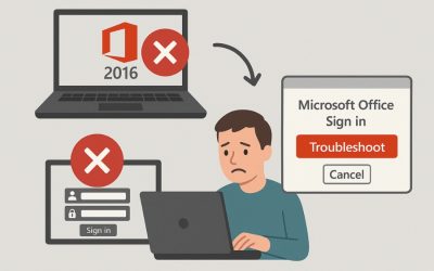 Cách Thực Hiện Khi Không Đăng Nhập Được Tài Khoản Microsoft Office 2016