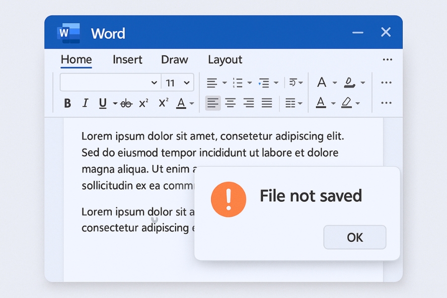 Cách Thực Hiện Khi Office 365 Không Lưu Được File