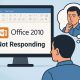 Cách Thực Hiện Khi Ứng Dụng Office 2010 Báo Not Responding