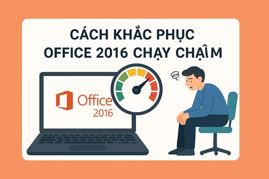 Cách khắc phục Office 2016 chạy chậm: Nguyên nhân và giải pháp thực tế!