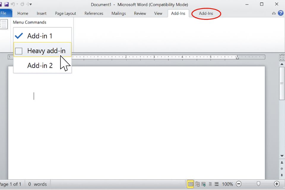 Cách khắc phục khi Microsoft Office 2010 chạy chậm 9 Cách khắc phục khi Microsoft Office 2010 chạy chậm 9