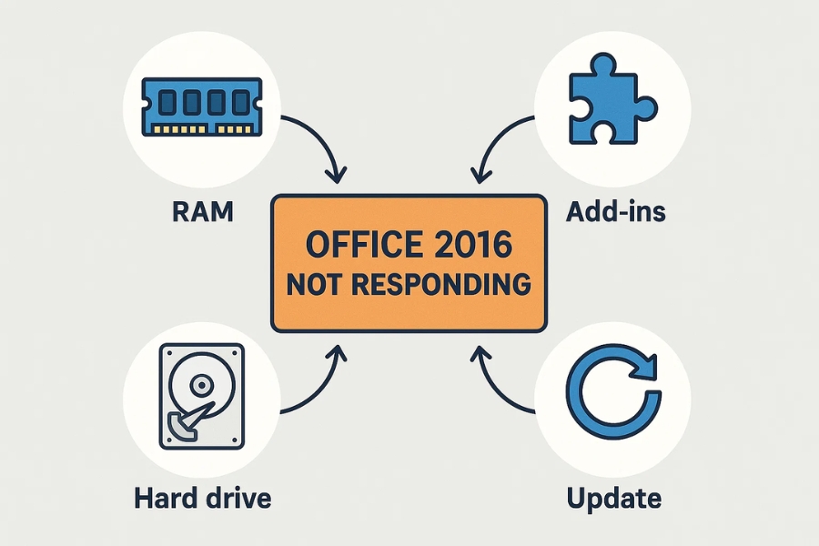 Cách khắc phục lỗi “Office Not Responding” trong Office 2016 – Đừng vội hoảng nhé! 7 Cách khắc phục lỗi “Office Not Responding” trong Office 2016 – Đừng vội hoảng nhé! 7