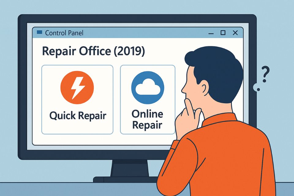 Hướng dẫn sửa Office bằng Control Panel trên Office 2019 31