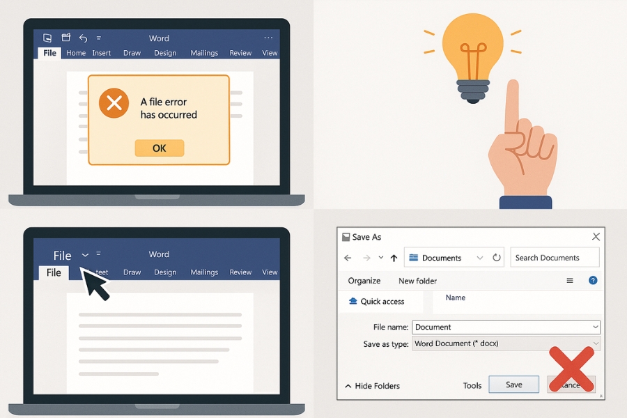 Hướng Dẫn Chi Tiết Khi Office 2019 Không Lưu Được File