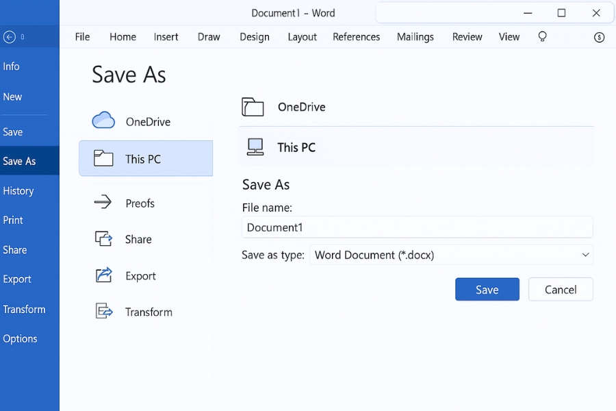 Hướng Dẫn Khắc Phục Lỗi Office 2021 Không Lưu Được File