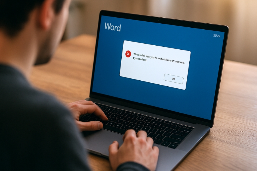 Hướng Dẫn Khi Không Đăng Nhập Được Tài Khoản Microsoft Office 2019