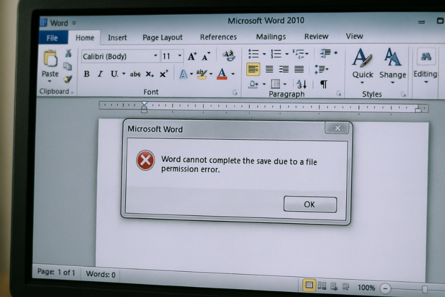 Hướng Dẫn Sửa Lỗi Office Không Lưu Được File – Office 2010 6 Hướng Dẫn Sửa Lỗi Office Không Lưu Được File Office 2010