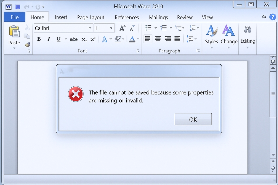 Hướng Dẫn Sửa Lỗi Office Không Lưu Được File – Office 2010