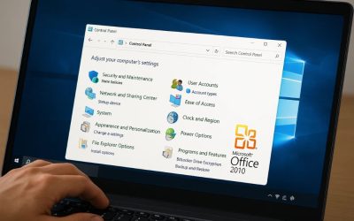 Hướng dẫn sửa Office bằng Control Panel Office 2010
