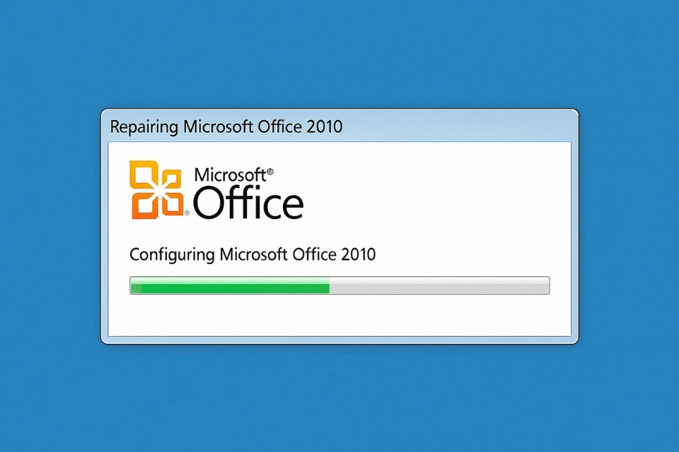 Hướng dẫn sửa Office bằng Control Panel Office 2010 11