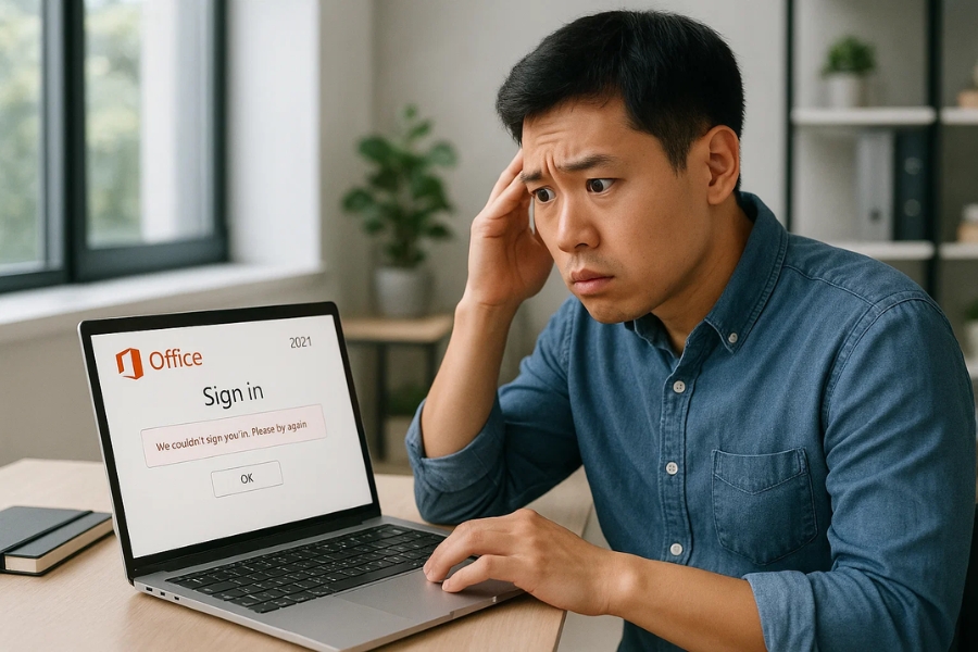 Lỗi Không Đăng Nhập Được Tài Khoản Microsoft Office 2021 – Nguyên Nhân & Cách Khắc Phục Chi Tiết! 5