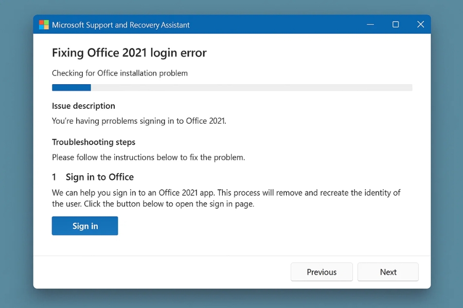 Lỗi Không Đăng Nhập Được Tài Khoản Microsoft Office 2021 – Nguyên Nhân & Cách Khắc Phục Chi Tiết! 7