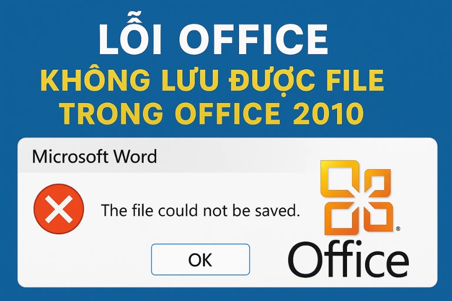 Lỗi Office Không Lưu Được File Trong Office 2010 – Nguyên Nhân Và Cách Khắc Phục Đơn Giản