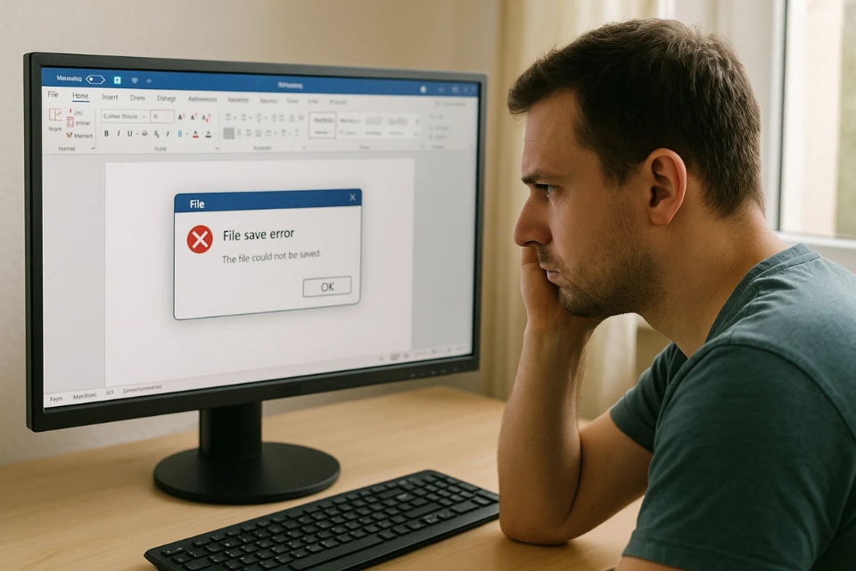 Lỗi Office không lưu được file Office 2016