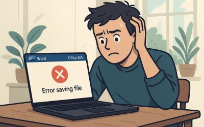 Lỗi không lưu được file Office 365