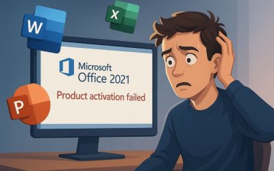 Lỗi Product Activation Failed Office 2021