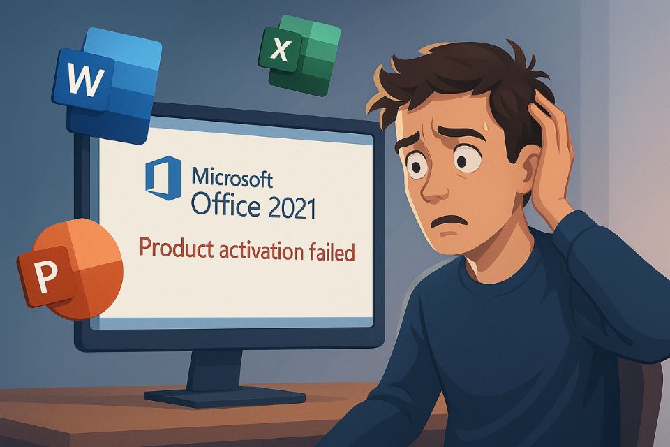 Lỗi Product Activation Failed Office 2021