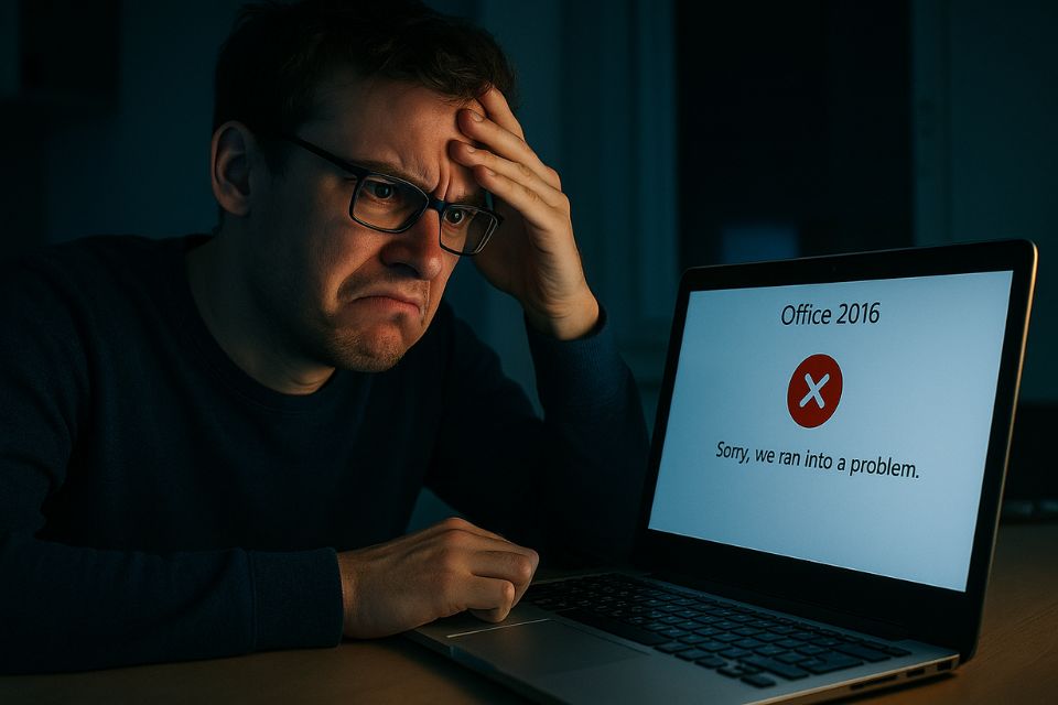 Lỗi không đăng nhập được tài khoản Microsoft Office 2016