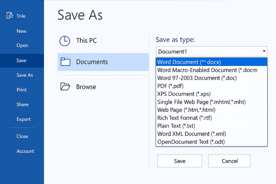 Sửa Lỗi Office Không Lưu Được File Trong Office 2016 