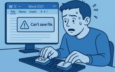 Sửa lỗi Office 2021 không lưu được file