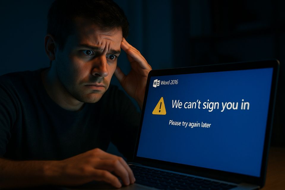 Sửa lỗi không đăng nhập được tài khoản Microsoft Office 2016 8 Sửa lỗi không đăng nhập được tài khoản Microsoft Office 2016 8