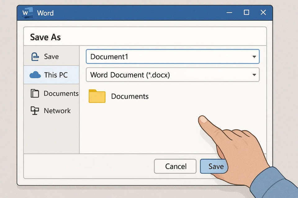 Sửa lỗi không lưu được file Office 365 12