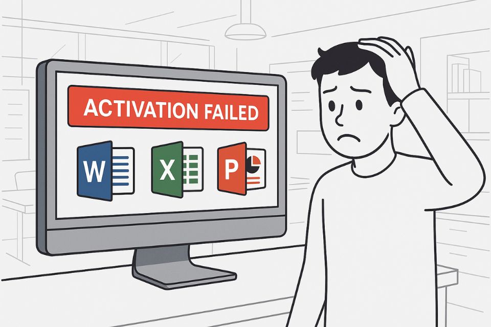 Sửa lỗi không thể kích hoạt bản quyền Office 365