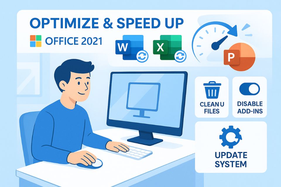 Thủ thuật giúp Office 2021 chạy nhanh hơn