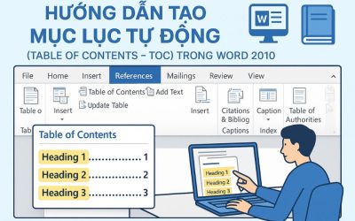 HƯỚNG DẪN SỬ DỤNG & TẠO MỤC LỤC TỰ ĐỘNG (TOC) TRONG WORD 2010
