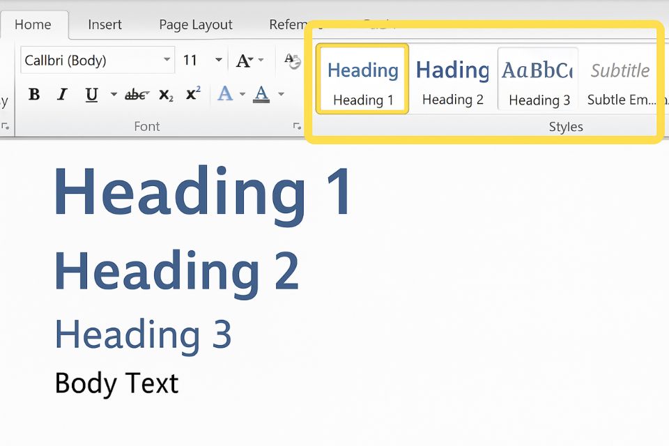 HƯỚNG DẪN SỬ DỤNG & TẠO MỤC LỤC TỰ ĐỘNG (TOC) TRONG WORD 2010 8